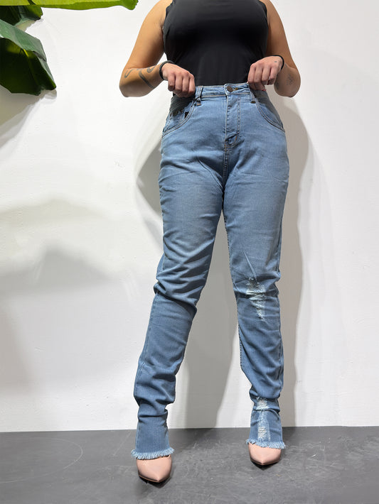 JEANS SKINNY DESTROY