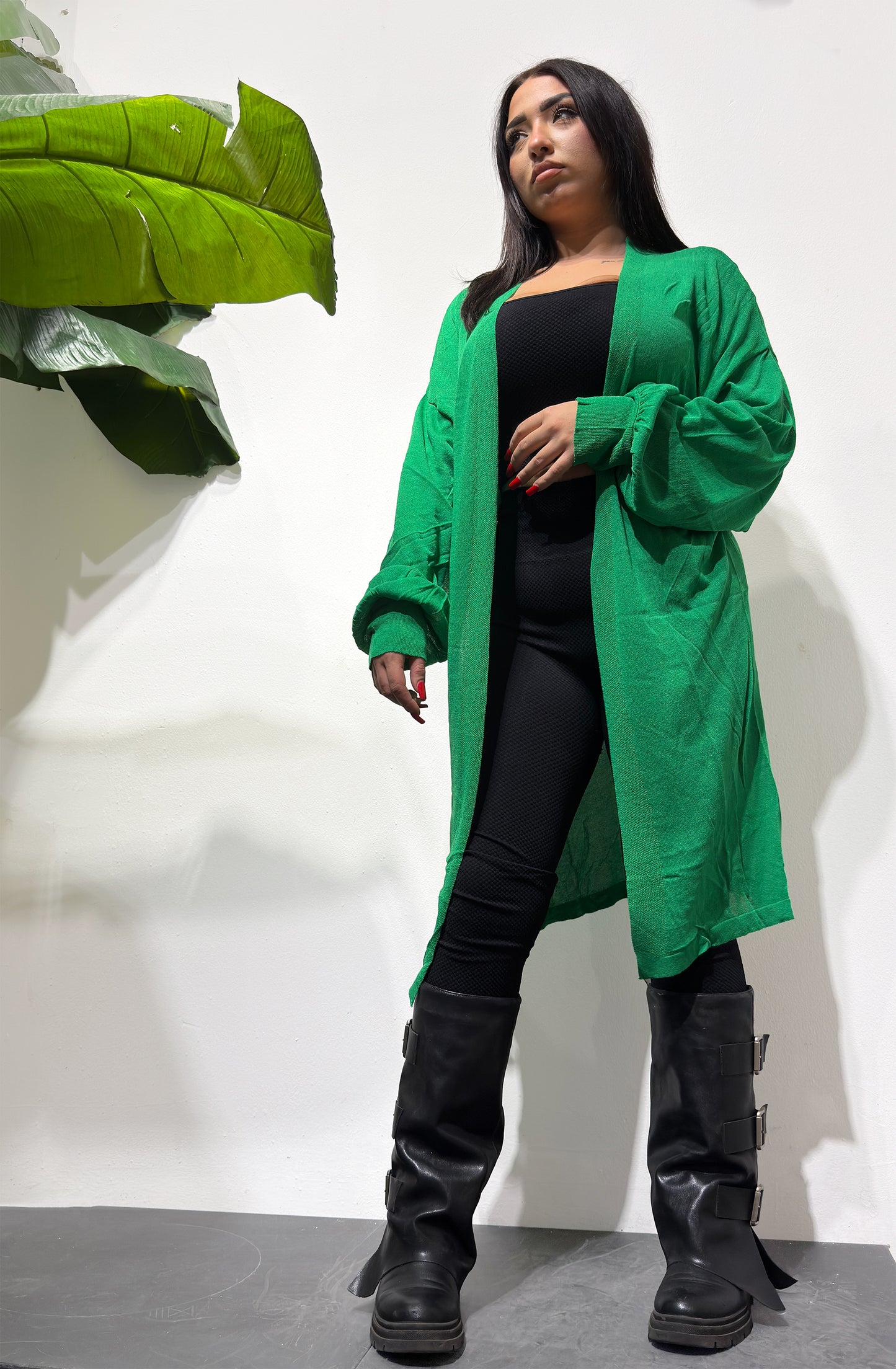 CARDIGAN LUNGO