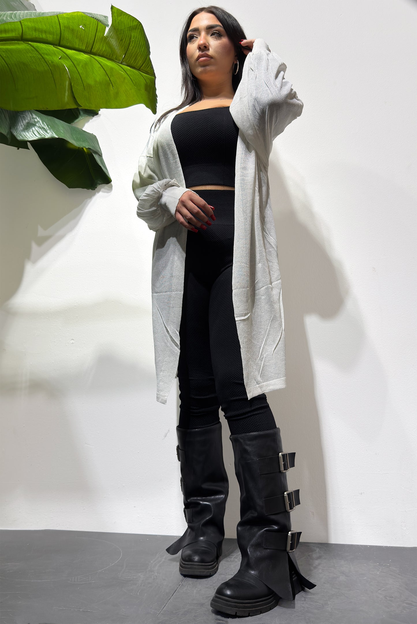 CARDIGAN LUNGO