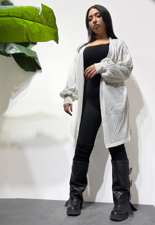 CARDIGAN LUNGO