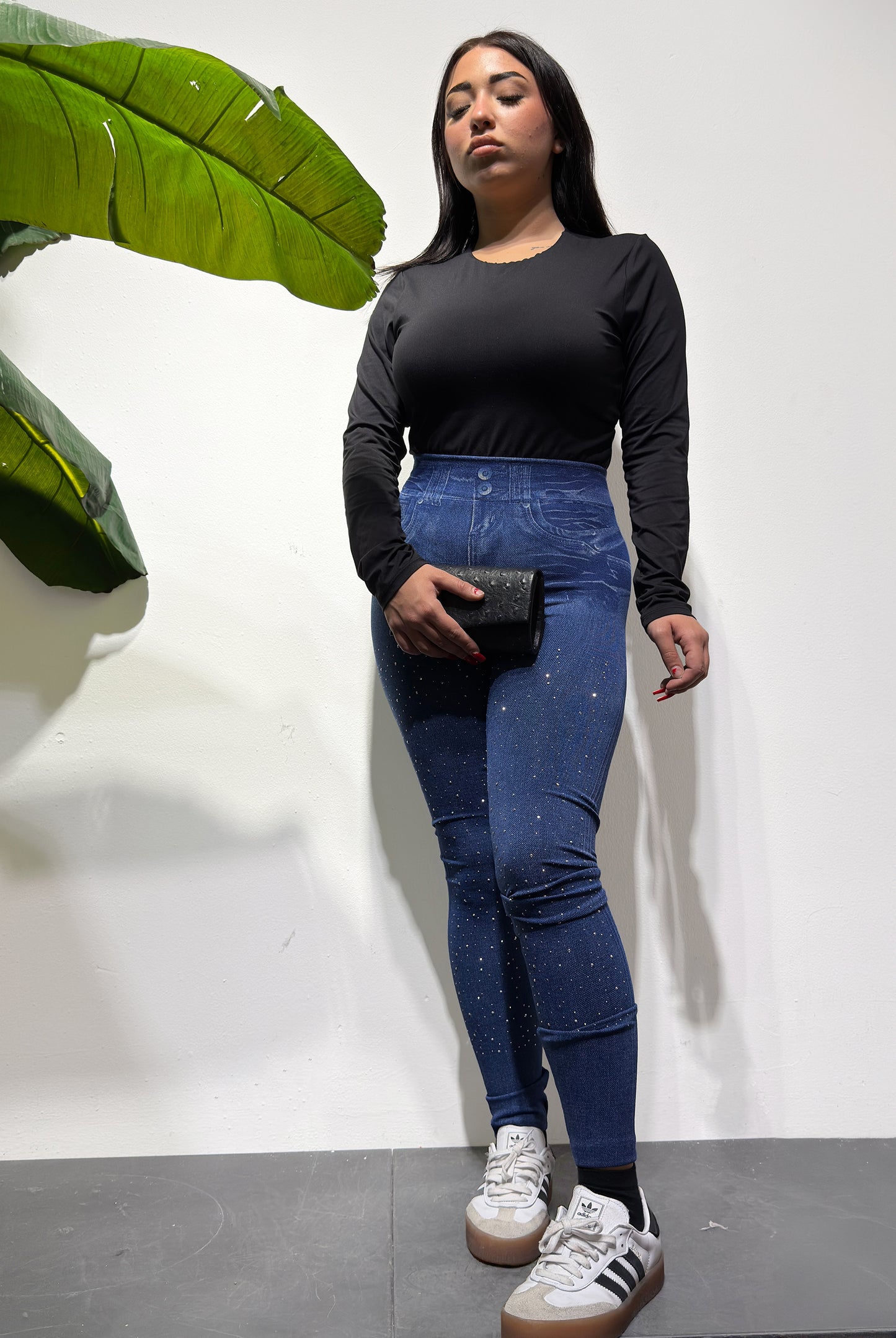 LEGGINGS JEANS TEXTURE
