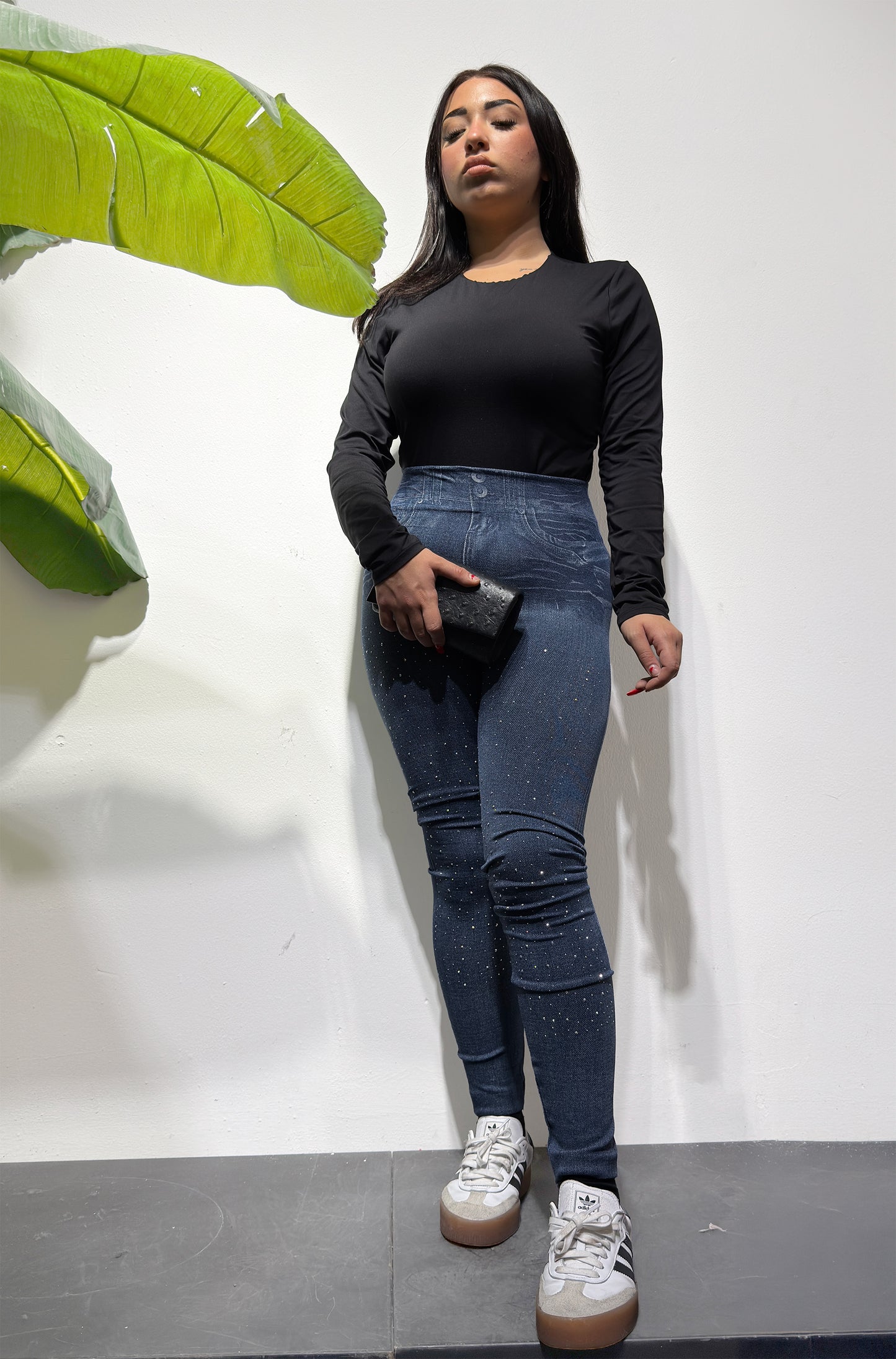 LEGGINGS JEANS TEXTURE