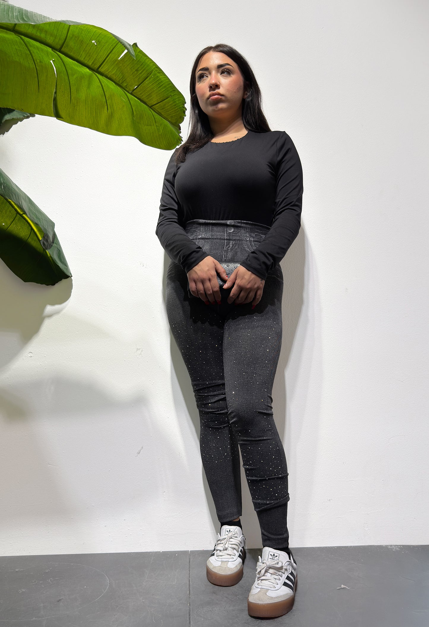 LEGGINGS JEANS TEXTURE